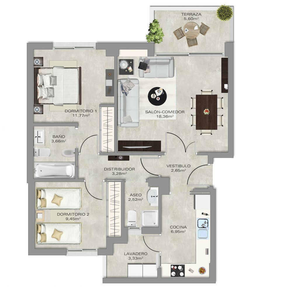 Middle Floor Apartment Torre del Mar Málaga - image 11