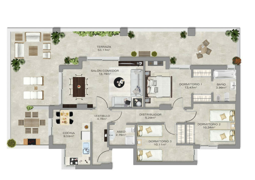 Middle Floor Apartment Torre del Mar Málaga - image 12