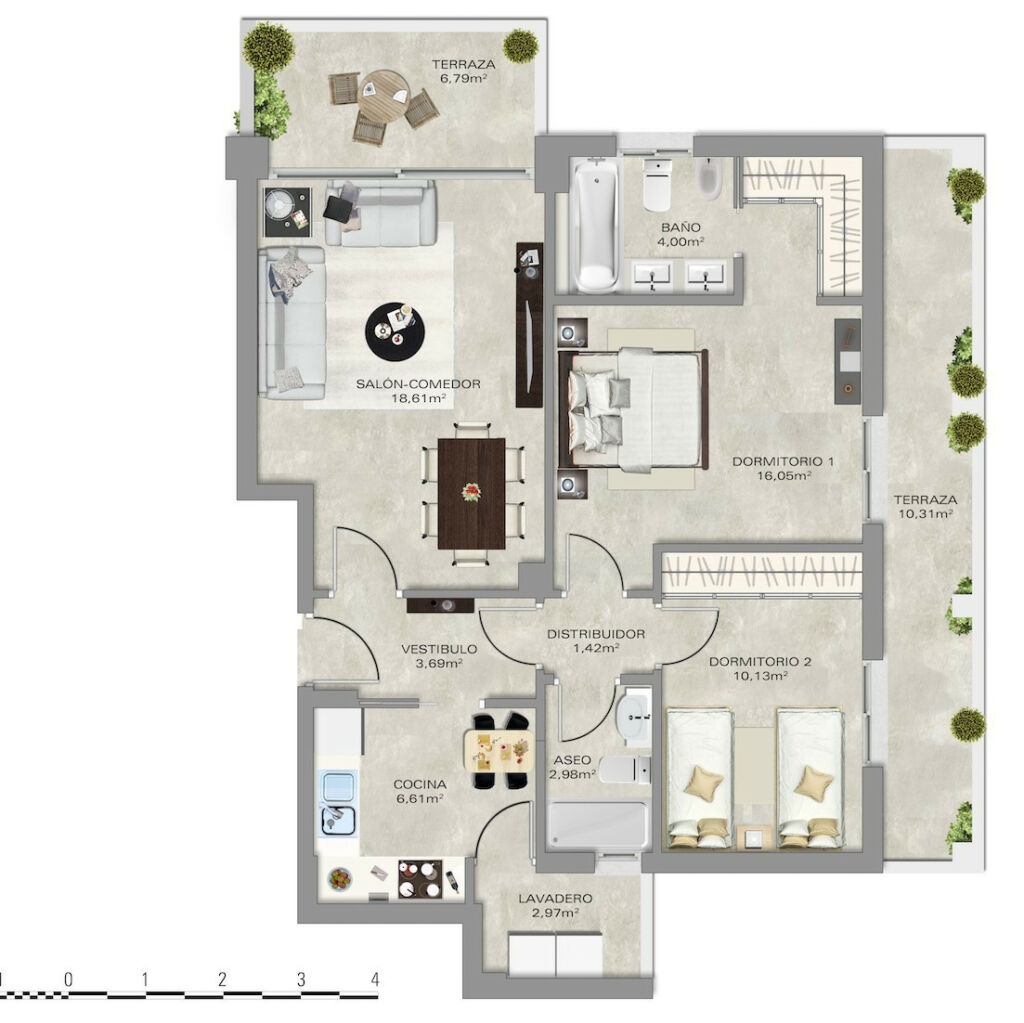 Middle Floor Apartment Torre del Mar Málaga - image 12