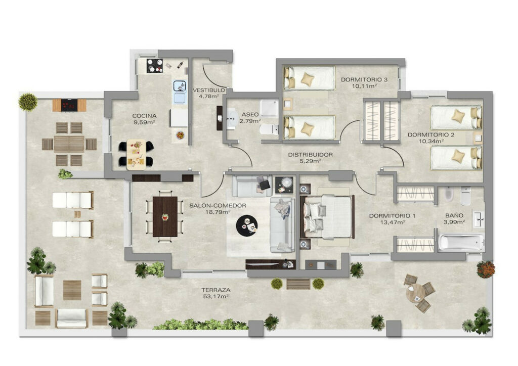 Middle Floor Apartment Torre del Mar Málaga - image 13