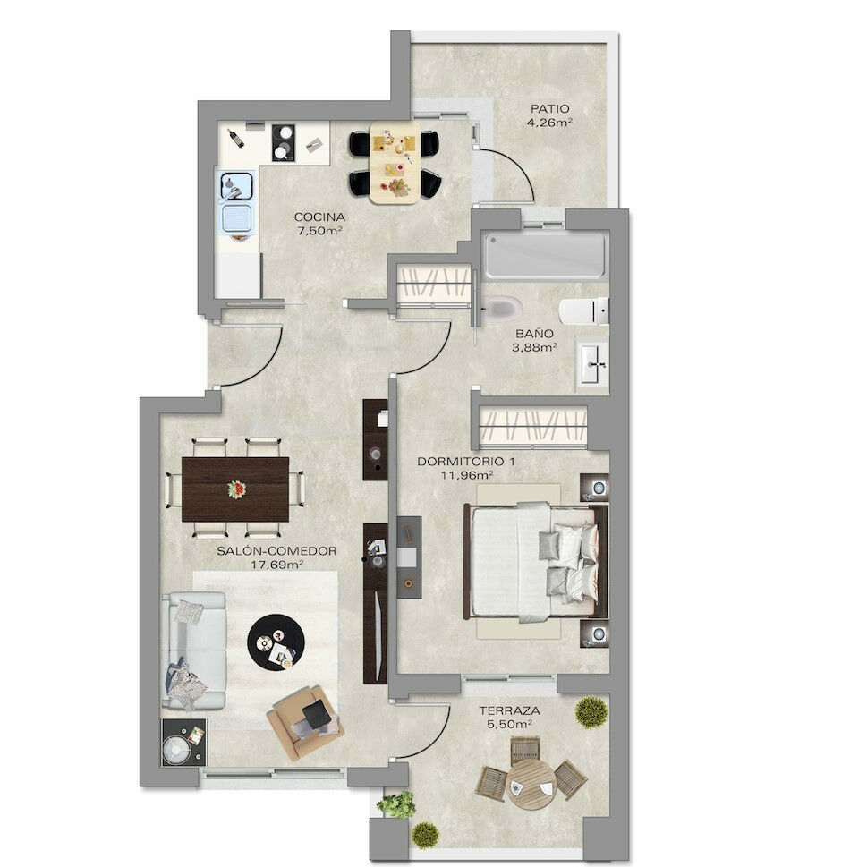 Middle Floor Apartment Torre del Mar Málaga - image 13