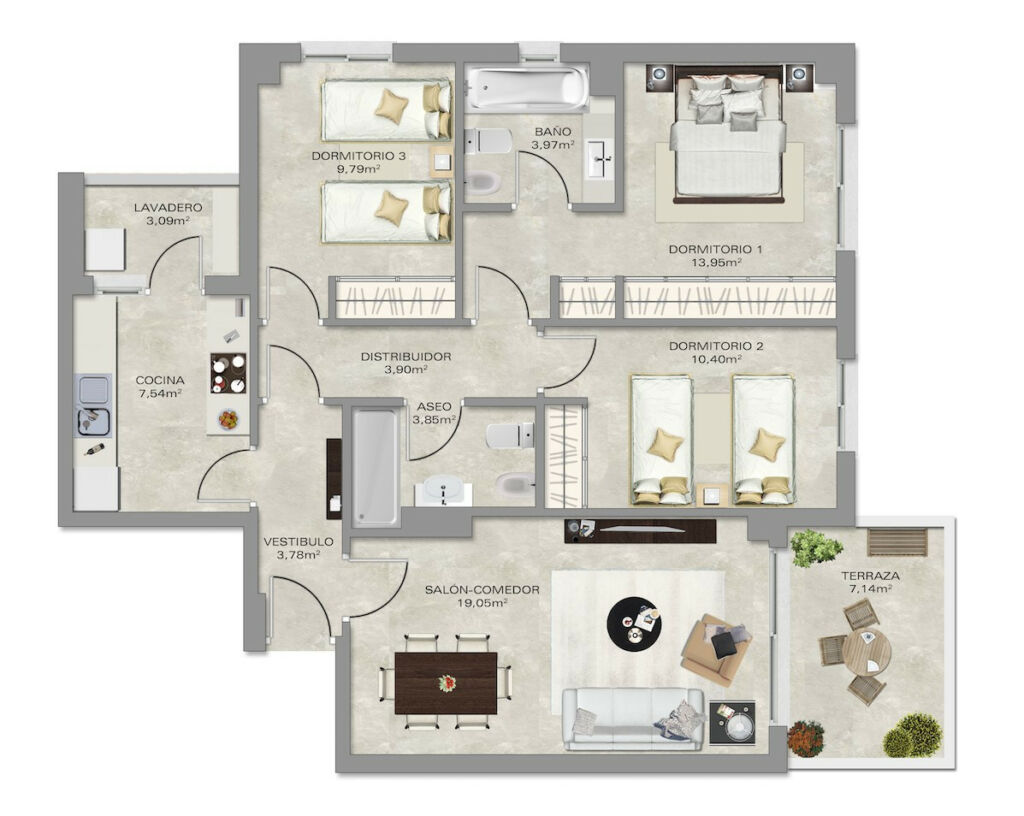 Middle Floor Apartment Torre del Mar Málaga - image 14