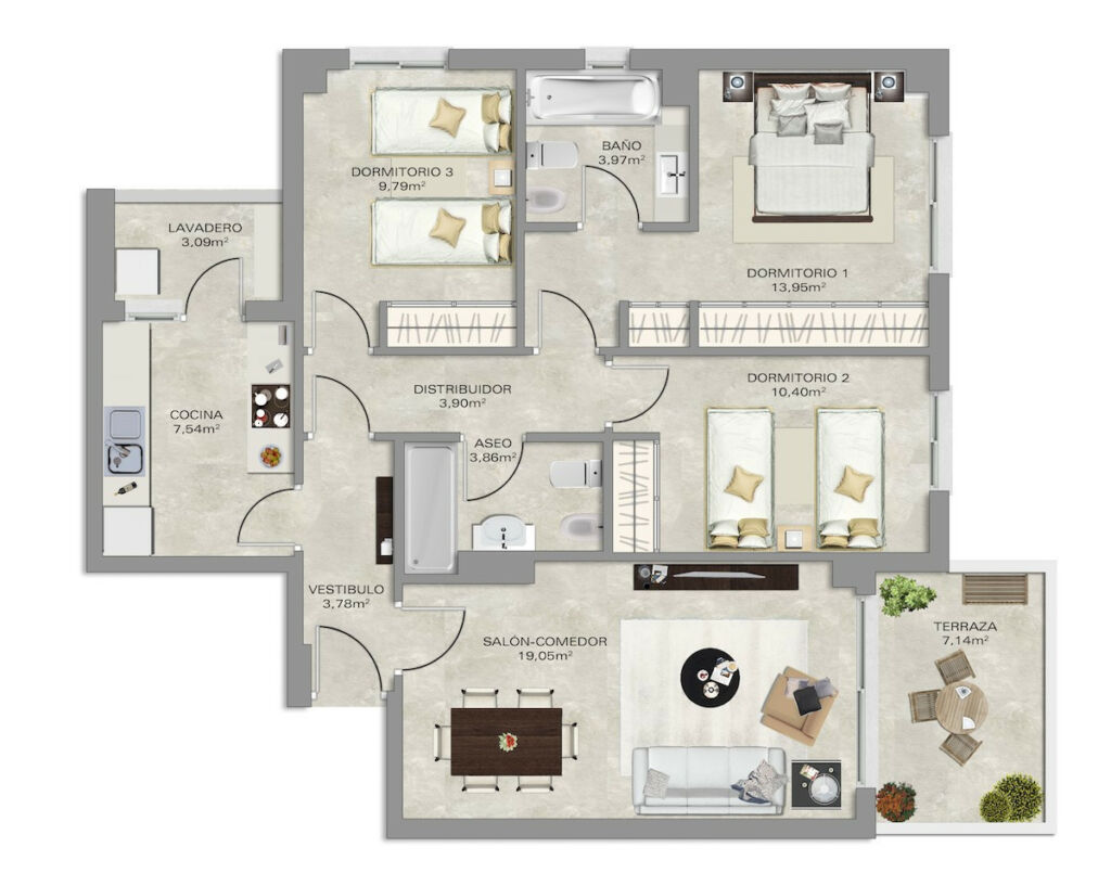 Middle Floor Apartment Torre del Mar Málaga - image 15