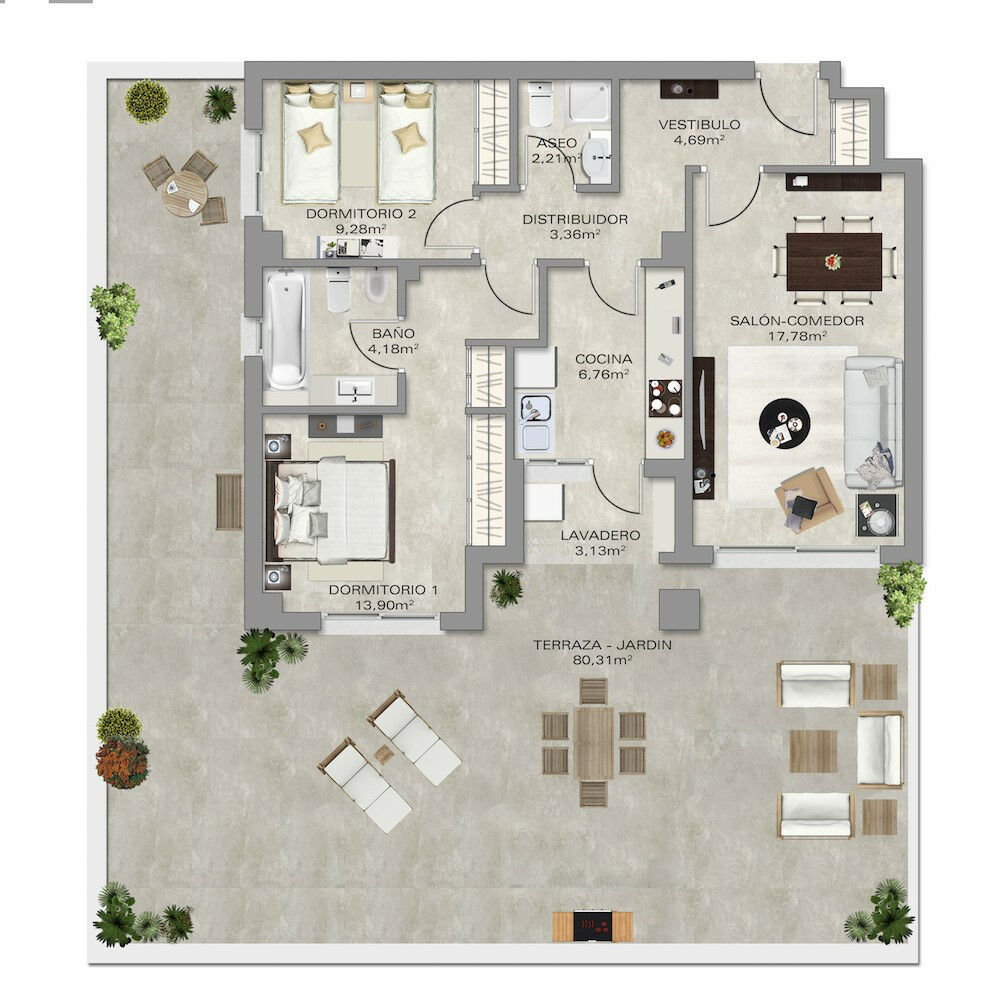 Middle Floor Apartment Torre del Mar Málaga - image 15