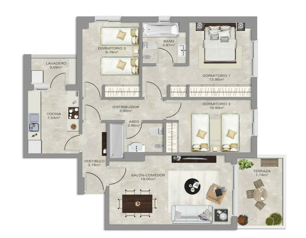 Middle Floor Apartment Torre del Mar Málaga - image 16