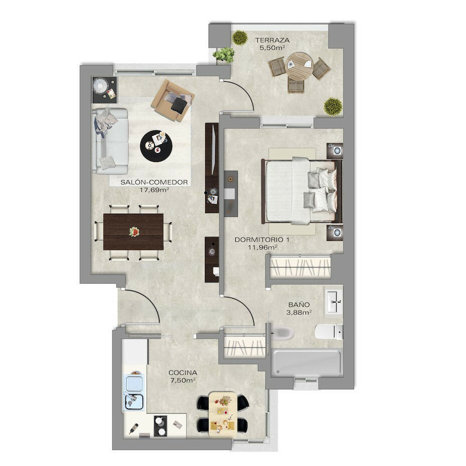 Middle Floor Apartment Torre del Mar Málaga - image 16