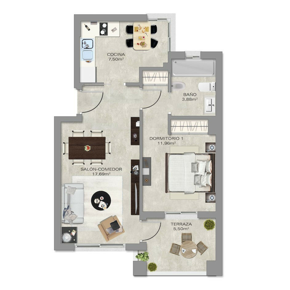 Middle Floor Apartment Torre del Mar Málaga - image 17