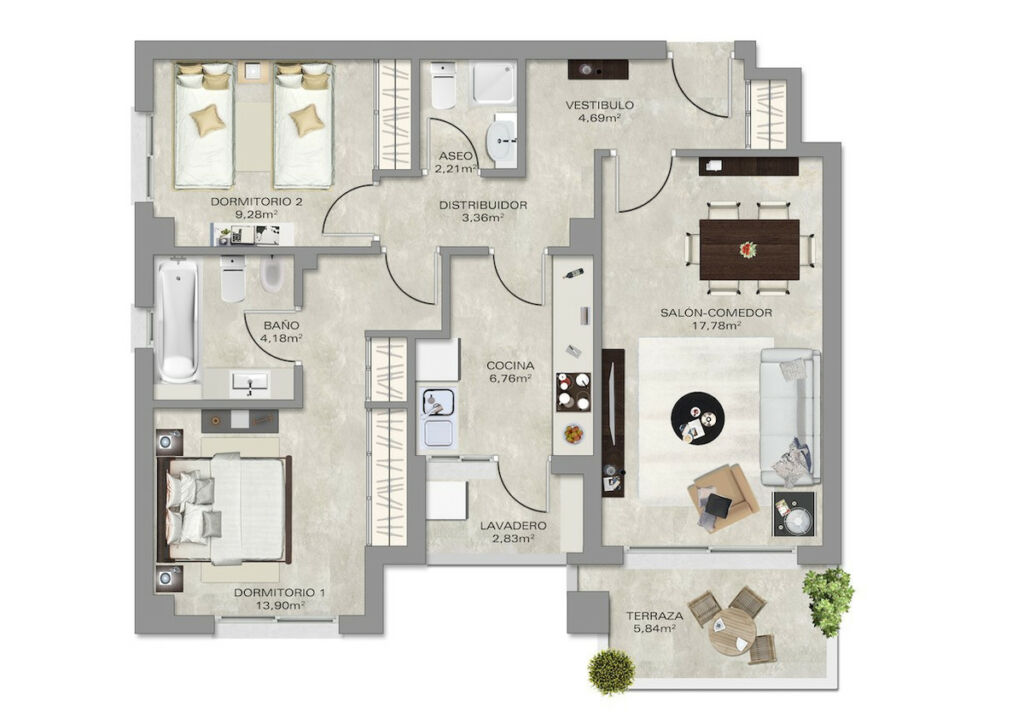 Middle Floor Apartment Torre del Mar Málaga - image 17