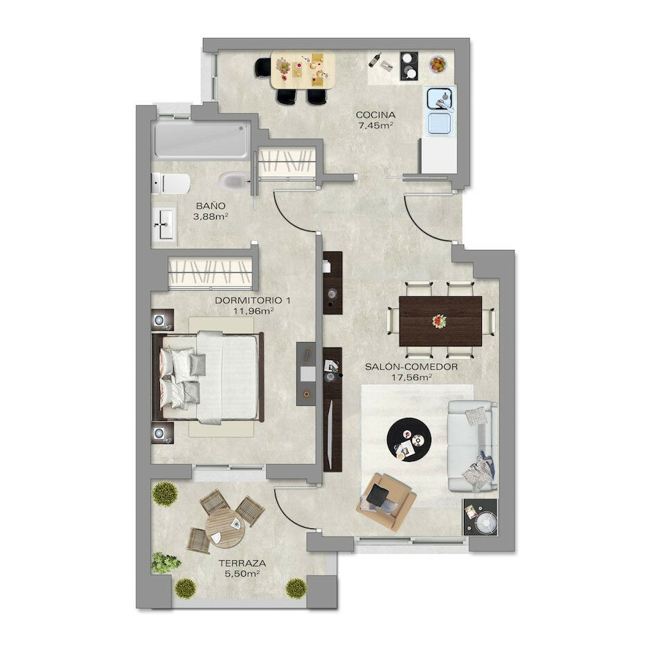 Middle Floor Apartment Torre del Mar Málaga - image 18