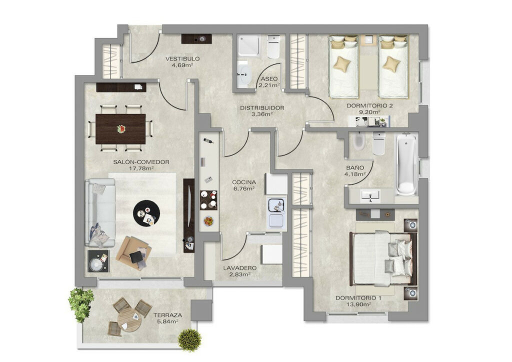Middle Floor Apartment Torre del Mar Málaga - image 18
