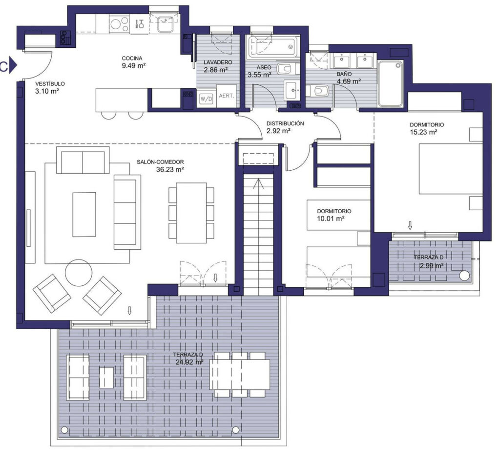 Penthouse Duplex Carvajal Málaga - image 15