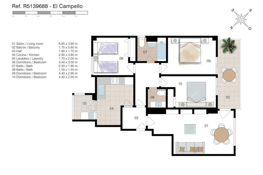 Middle Floor Apartment El Campello Alicante - image 52
